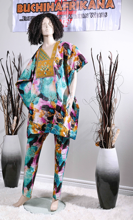 ADIRE TOP AND BOTTOM