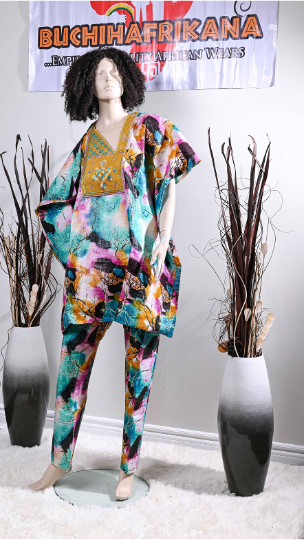 ADIRE TOP AND BOTTOM