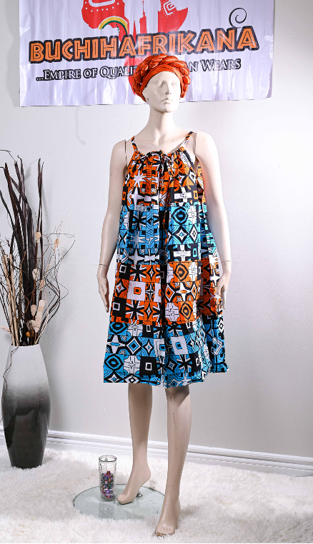 ANKARA SHORT GOWN
