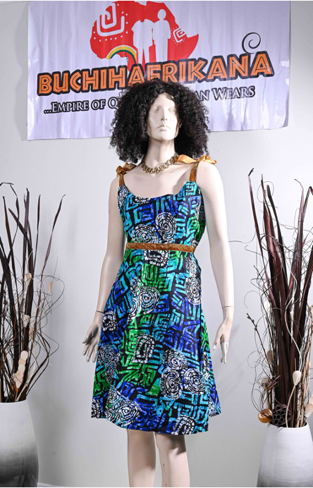 ANKARA SHORT GOWN