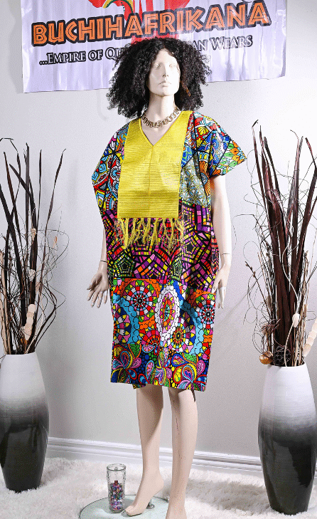 ANKARA SHORT GOWN