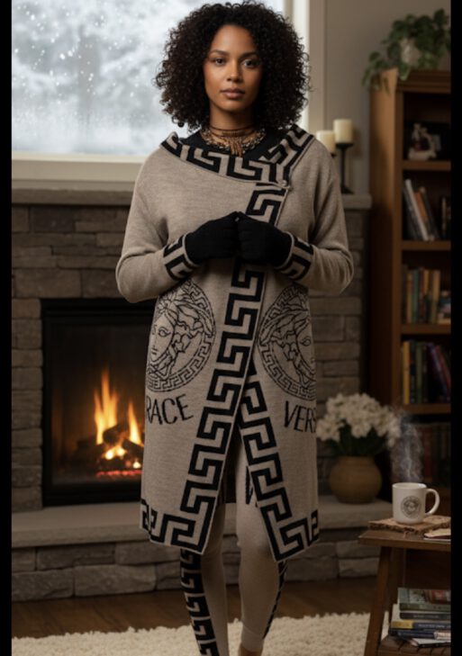 Knitted Cardigan & Pant